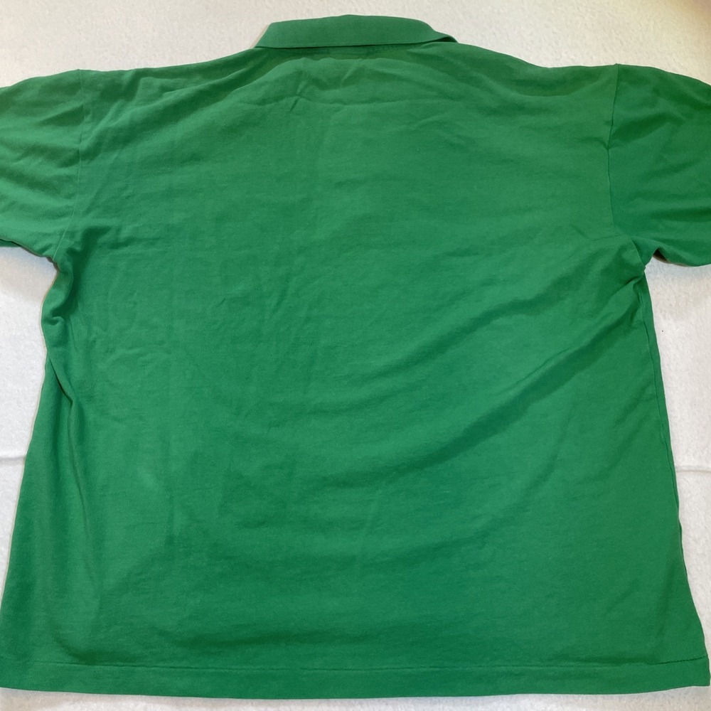 Lacoste Polo Shirt Green Alligator Logo France Mens Size‎ 7 Preppy Retro Golf - Picture 7 of 7